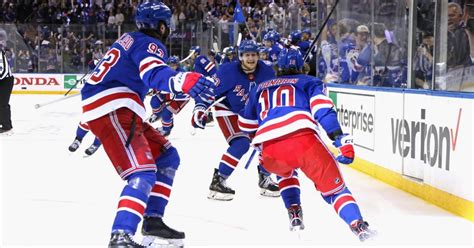 Rangers vs. Penguins Game 7 score: Artemi Panarin scores .